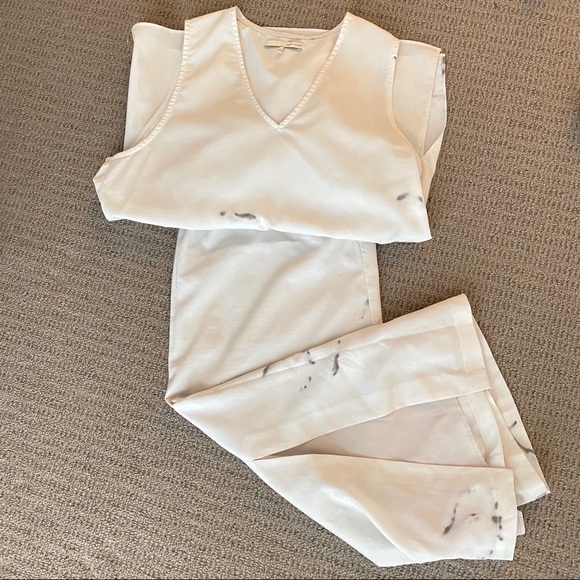 Oak + Fort Two Piece Abstract Top and Skirt Set - Picture 3 of 8